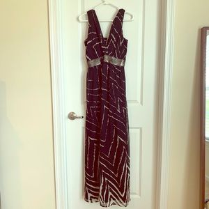 Express black chiffon maxi dress